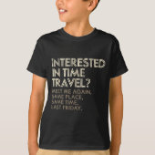Funny Geek Gift Time Travel Paradox T-shirt (Voorkant)