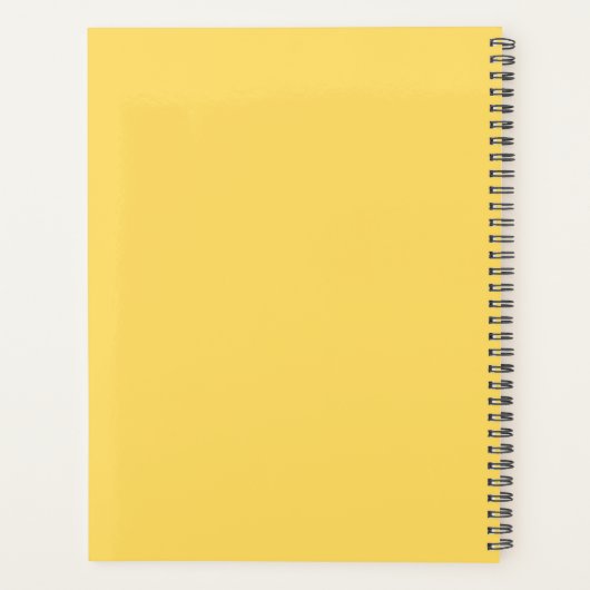 Funny Geek Giraffe Naam 2026 Planner (Achterkant)