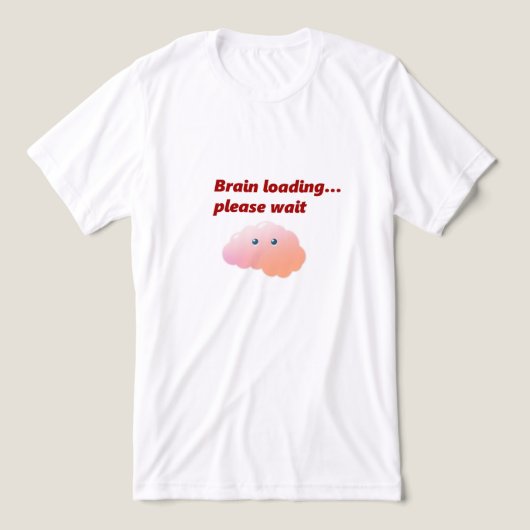 Funny Geek Humor Cartoon T-shirt (Design voorkant)