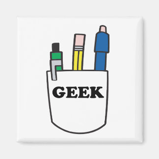 Funny GEEK Pocket Protector Magneet