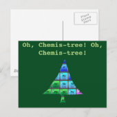 Funny Geek Pun: Chemis-tree. Briefkaart (Voorkant / Achterkant)