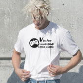 Funny Geek V is voor Videogames niet voor valentij T-shirt