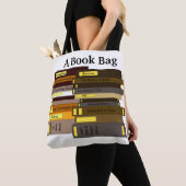 Funny Geeky Gift Personalized Bag of Books Tas (Dichtbij)