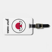 Funny Geeky Japan Countryball Flag Bagagelabel (Voorkant horizontaal)