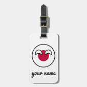 Funny Geeky Japan Countryball Flag Bagagelabel (Voorkant verticaal)