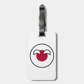 Funny Geeky Japan Countryball Flag Bagagelabel (Achterkant verticaal)