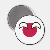 Funny Geeky Japan Countryball Flag Magneet (Voorkant / Achterkant)