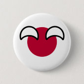 Funny Geeky Japan Countryball Flag Ronde Button 5,7 Cm (Voorkant)