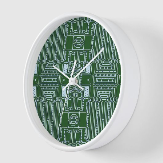 Funny Geeky Nerd Computer Circuit Board Patroon (Hoek)