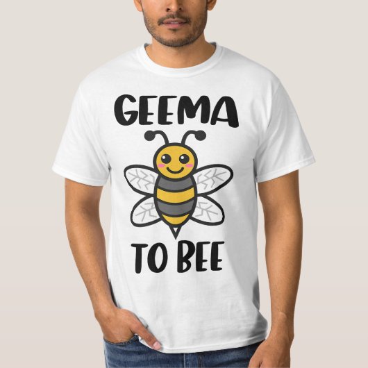 Funny Geema to Bee - Grandma to Be T-shirt (Voorkant)
