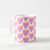 Funny Geen Snoep Hart koffie Mok (Voorkant links)