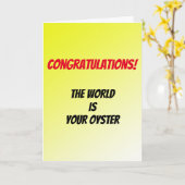 Funny Gefeliciteerd Kaart (Gele Bloem)