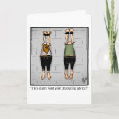 Funny Gefeliciteerd New Home Kaart (Voorkant)