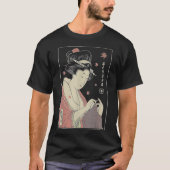 Funny GEISHA KNITTING Samurai Japans minnaar Clas T-shirt (Voorkant)
