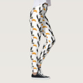Funny gele paardenvogel cartoon leggings (Rechts)
