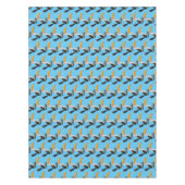 Funny gele paardenvogel cartoon tafelkleed (Voorkant)