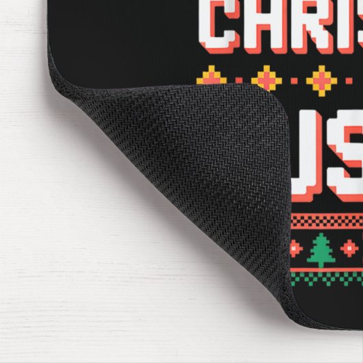 Funny Gen Alpha Gen Z Slang Funny Christmas Sweate Muismat (Hoek)