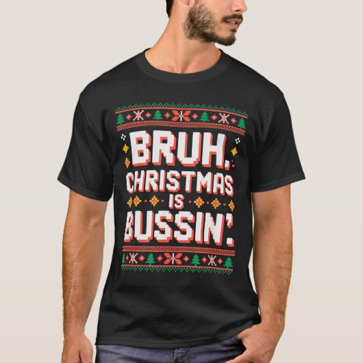 Funny Gen Alpha Gen Z Slang Funny Christmas Sweate T-shirt (Voorkant)