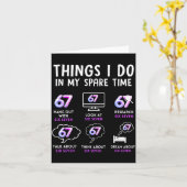 Funny Gen Alpha Lover Trend Fan Modern Youth Humor Kaart (Gele Bloem)