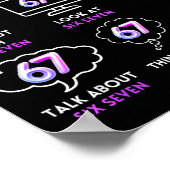 Funny Gen Alpha Lover Trend Fan Modern Youth Humor Poster (Hoek)