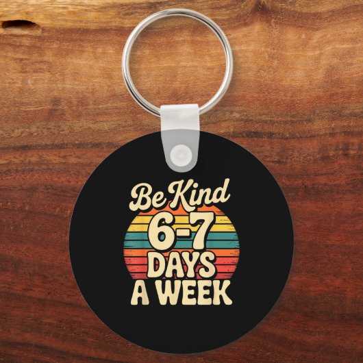 Funny Gen Alpha Meme Slang 67 Six Seven  Sleutelhanger (Voorkant)