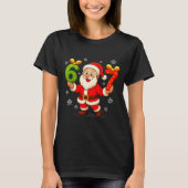 Funny Gen Alpha Slang 6 7 Christmas Santa Six Seve T-shirt (Voorkant)