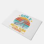 Funny Gen X Generation Sarcasme Gen X Metal Slide Deurmat (Schuin)