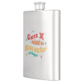 Funny Gen X Raised on Hose Water and Neglect  Flacon (Links)