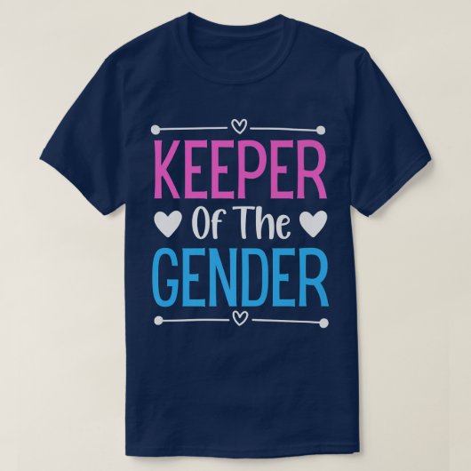 Funny Gender Reblica - Cute Keeper van het geslach T-shirt (Design voorkant)
