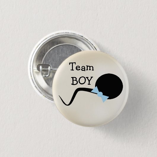 Funny Gender Reopenbaart de Button van de Partij (Voorkant /achterkant)