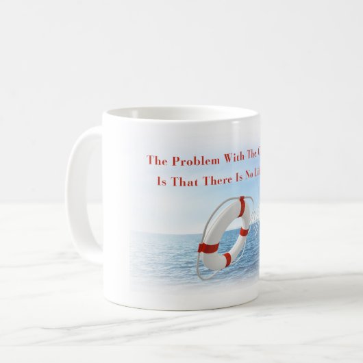 Funny Gene Pool Lifeguard Mok (Voorkant links)