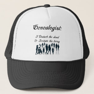Funny Genealogist Trucker Pet