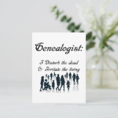 Funny Genealoy Briefkaart (Staand voorkant)