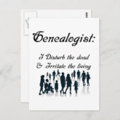 Funny Genealoy Briefkaart (Voorkant / Achterkant)