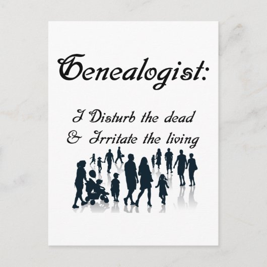 Funny Genealoy Briefkaart (Voorkant)