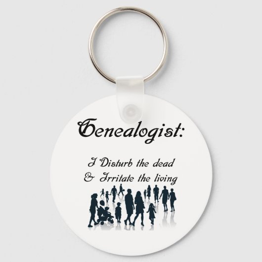 Funny Genealoy Sleutelhanger (Voorkant)
