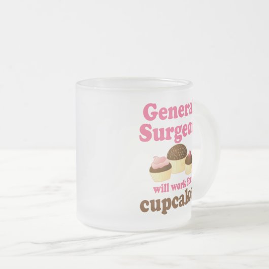 Funny General Surgeon Matglas Koffiemok (Voorkant rechts)