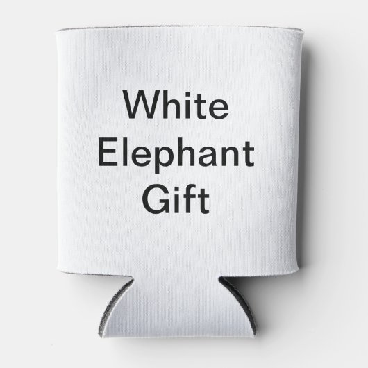 Funny Generic White Elephant Gift Blikjeskoeler (Voorkant)