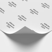 Funny Generic White Elephant Gift Cadeaupapier (Hoek)