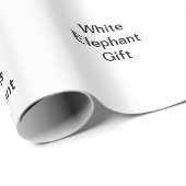 Funny Generic White Elephant Gift Cadeaupapier (Rol Hoek)