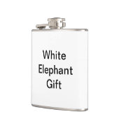 Funny Generic White Elephant Gift Heupfles (Links)