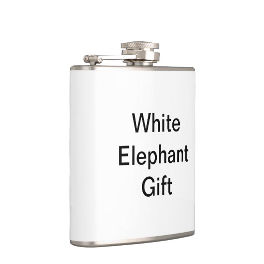 Funny Generic White Elephant Gift Heupfles (Rechts)