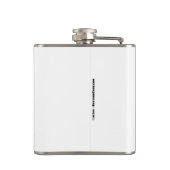 Funny Generic White Elephant Gift Heupfles (Achterkant)