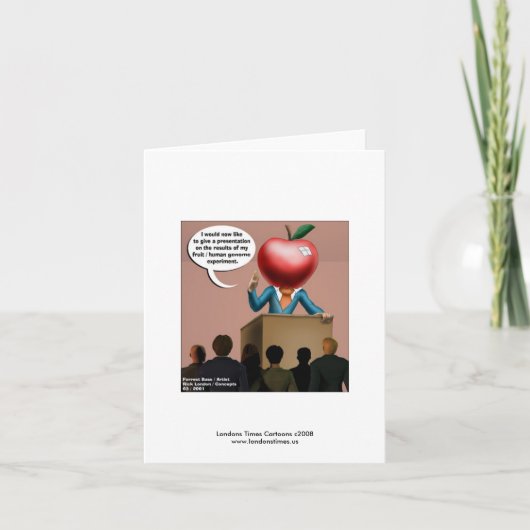 Funny Genome Experimental Quality Notecards Kaart (Voorkant)