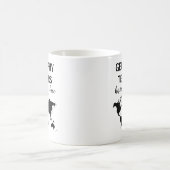 Funny Geography Teacher Gift Coffee Mok (Center)