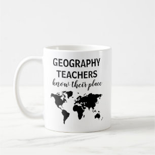 Funny Geography Teacher Gift Coffee Mok
