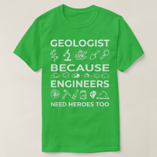 Funny Geologist Engineers Classic TShirt (Design voorkant)