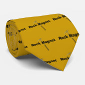 Funny Geologist Gifts Rock Manget Stropdas (Opgerold)