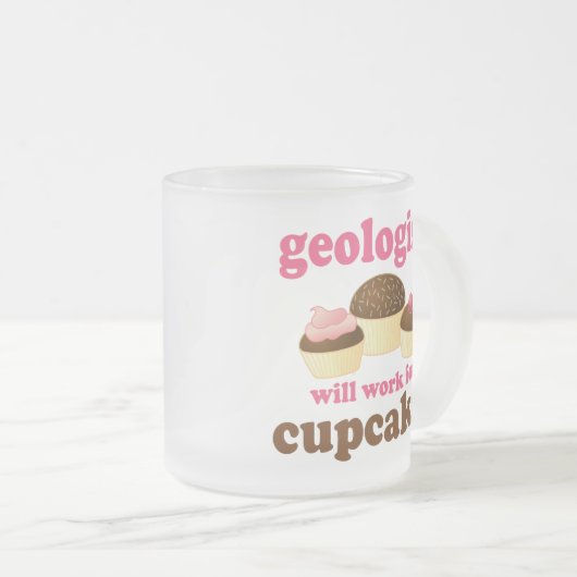 Funny Geologist Matglas Koffiemok (Voorkant rechts)