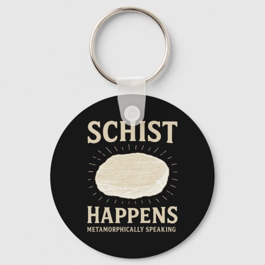 Funny Geologist Mineral Geode Rock Collector Geolo Sleutelhanger (Voorkant)